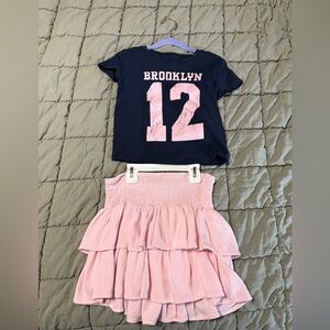 Art Class Navy and Pink Kids Matching Set